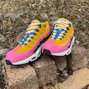Size 10 - Nike Air Max 95 Blue/Pink/Yellow 2020